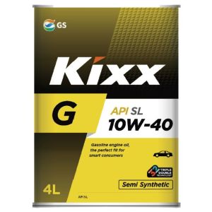 Масло моторное Kixx G SL10W40 (Cold)/4л мет.