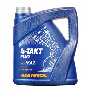 Масло Mannol 4-такт plus п/c 10W40  (4л) 26208