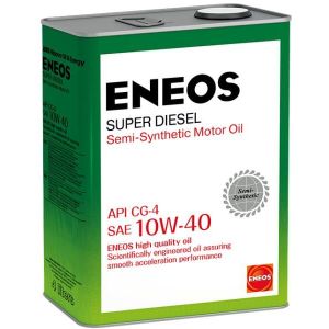 Масло ENEOS супер дизель полусинтетика 10/40 CG - 4 4л.