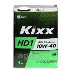 Масло моторное Kixx HD1 CI/4  10W40 (D1) 1л