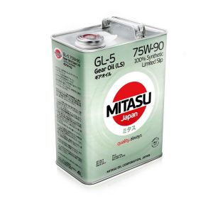 MJ-411 100%  Масло трансмисcионное MITASU GEAR OIL GL-5 75w-90 LSD (4л)