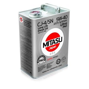 MJ-211 100% S Масло моторное  MITASU ULTRA  DIESEL CJ-4/SМ 5w-40 (РАО) (4л)
