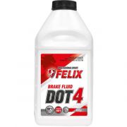 Тормозная жидкость FELIX Дот 4 в п/э бут. 0,455 кг.